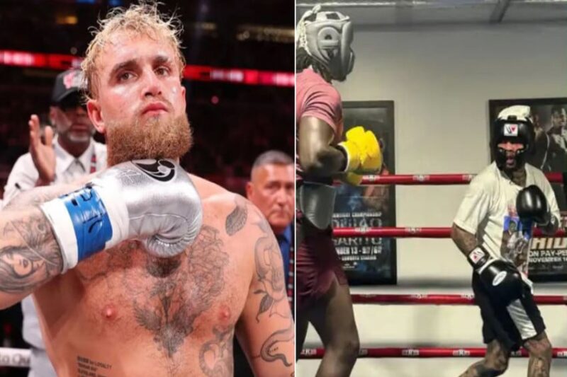Jake Paul Olok Gervonta Davis Latihan dengan Petinju Tinggi