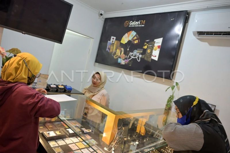 Harga Tiga Produk Emas Pegadaian Naik Serentak Hari Ini
